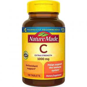 Витамин С Nature Made Extra Strength Vitamin C 1000 мг, 100 таблеток