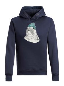 Толстовка Animal Walrus темно-синего цвета GreenBomb