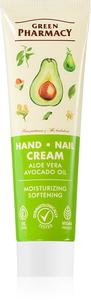 Крем для рук с алоэ увлажняющий и смягчающий крем для рук и ногтей Green Pharmacy, 100 мл