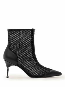 Ботильоны Natasha Mesh на каблуке AllSaints, Black