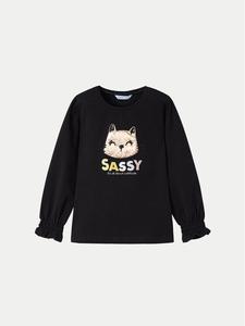 Блуза стандартного кроя Mayoral, черный