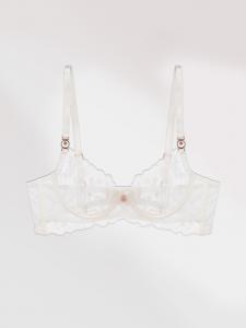 Gianna Bellucci Бюстгальтер балконет 'Rosalia' в белом цвете