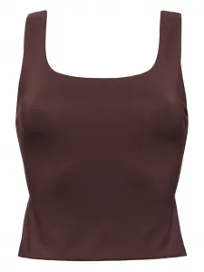 Топ с драпировкой сзади Eres, коричневый