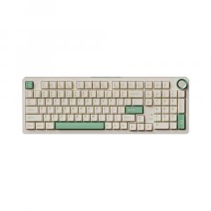 Игровая клавиатура JamesDonkey RS2 4.0, Ice cream axis, бежевый/зелёный, английская раскладка
