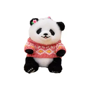 Очаровательный панда малыш кукла плюшевый кулон 14см высота AORUNJU
