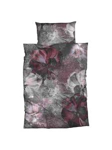 Traumschlaf Постельное белье Freda серого и бордового цвета