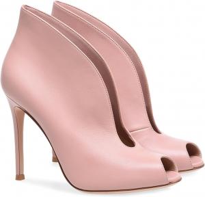 Женские открытые ботильоны на высоком каблуке с зауженным носком, классический однотонный дизайн, шпилька, короткие ботинки до щиколотки, модные обувь без застежки для вечеринок, комфортные короткие ботильоны SRURLLUG, Pink