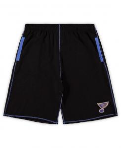 Мужские черные шорты st. louis blues big and tall из ткани френч терри Profile, черный