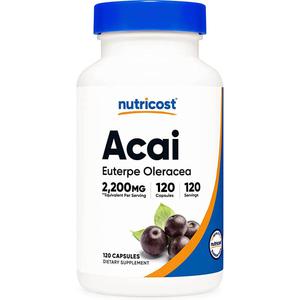 Ягоды асаи Nutricost, 120 капсул