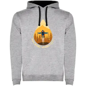 Худи Kruskis Hike More Two-Colour, серый