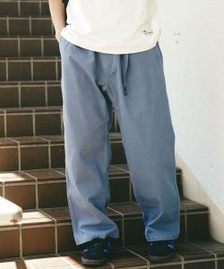 Широкие брюки из хлопковой саржи Gramicci Custom Bayflow, цвет Light Blue 83