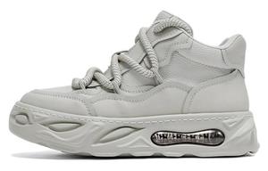 FAIRWHALE Антискользящие износостойкие высокие скейтерские кроссовки унисекс черные с амортизацией, цвет Black (Padded)