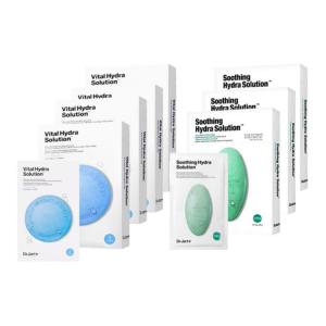 DIJIATING Blue Green Pill комбо маски для лица успокаивающие, увлажняющие и питающие для всех типов кожи 2 коробки/3 коробки Dr. Jart+, синий Pill 4 Boxes+зеленый Pill 3 Box