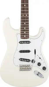Электрогитара Fender Ritchie Blackmore Signature Stratocaster с грифом из розового дерева, цвет Olympic White