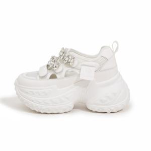 Износостойкие, дышащие, быстросохнущие, нескользящие, низкие повседневные туфли для женщин Milan love song, White