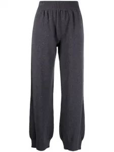 Кашемировые брюки Iconic с поясом в рубчик Barrie, серый