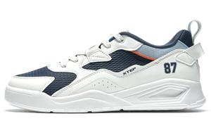 Кроссовки мужские массивные низкие белые/синие Xtep