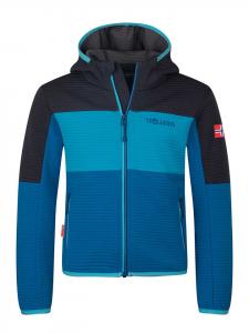 Trollkids Флисовая куртка "Согндал" сине-черного цвета