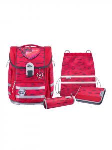 McNeill Большой школьный рюкзак Biggy из 5 предметов, цвет MOOD, красный