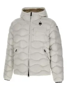 Стеганая куртка Bryant с нагрудным карманом Blauer, белый