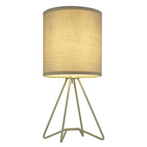 Globo Lighting Настольная лампа, ткань, бледно-зеленый