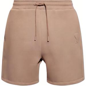 Футболка с тиснением логотипа Париж AMIPARIS, коричневая