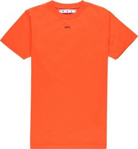 Футболка Off-White Stencil Slim Tee 'Orange/Black', оранжевый