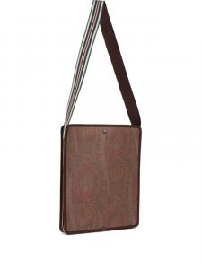 Сумка-мессенджер ETRO среднего размера Arnica с узором пейсли, коричневый