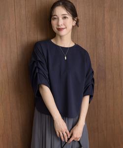 Легкая картонная блузка типа «летучая мышь» Suite, цвет Navy [075]