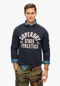 Толстовка ATHLETIC ESSENTIALS CREW  Superdry, синий