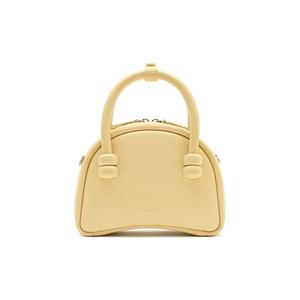 MUVA Кожаная сумка Бостон, Cream Yellow