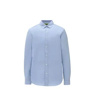 Onitsuka Tiger Мужская рубашка светло-голубого цвета