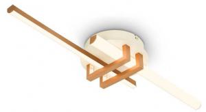 Светодиодный потолочный светильник Briloner 3953024, коричневый - абс - 16 x 8 x 59 см