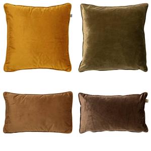 Декоративная подушка Dutch Decor Finn (4er Set), коричневый - зеленый - желтый