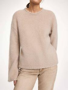 Свитер Cierra с круглым вырезом Cobblestone By Malene Birger, Cobblestone