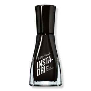 Лак для ногтей Insta-Dri, нейтральные оттенки Sally Hansen, Black to Black (solid black)
