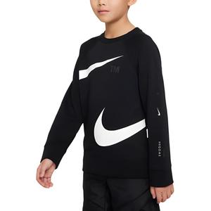 Nike Свитшот Swoosh Black/White для подростков