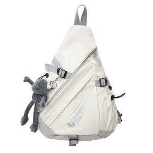 DCLOUD Нейлоновая наплечная сумка через плечо унисекс черный красный зеленый серый, Gray Frog