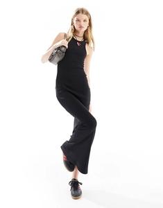 Черное платье-майка макси COLLUSION