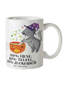 Кофейная кружка с рисунком кота, котел изречений, белая Mr. & Mrs. Panda