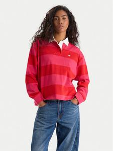 Поло relaxed fit Anna 1016773 Mustang, красный