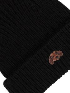PELO FOUNDATION шапочка с аппликацией в виде собаки, черный