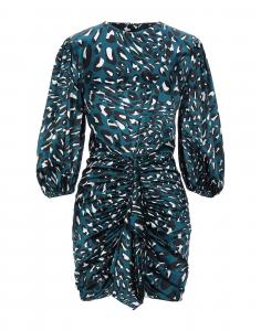 Мини-платье Alexandre Vauthier, глубокий бирюзовый