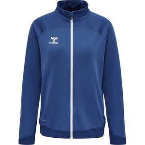 Толстовка hml свинцовая женская полиэстеровая молния Hummel, синий