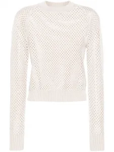 Джемпер рыхлой вязки Fabiana Filippi, нейтральный