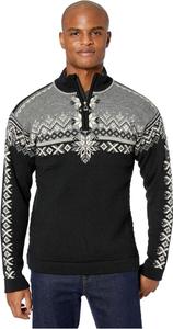 Мужской свитер к 140-летию Dale of Norway, цвет Black/Smoke/Off-White