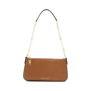 Кожаная сумка через плечо Michael Kors, коричневый
