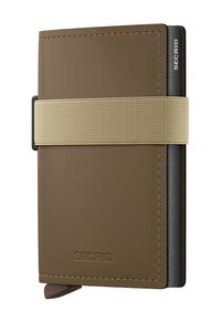 Кошелек из МАТОВОЙ кожи Secrid, коричневый