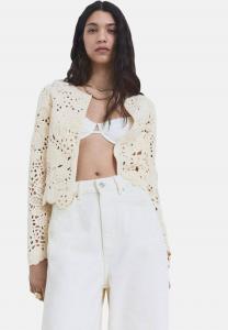 Кардиган Mango, кремовый