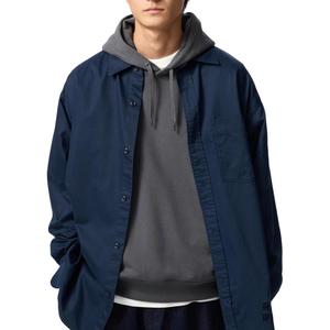 UNIQLO Мужская рубашка Navy Blue